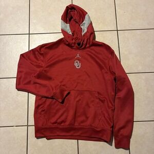 Air Jordan Oklahoma Sooners Men's Medium Crimson Pullover Sweatshirt